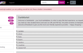 DarkMarket blog dark web monitoring