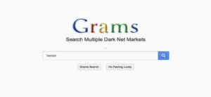 Grams interface dark web search engine
