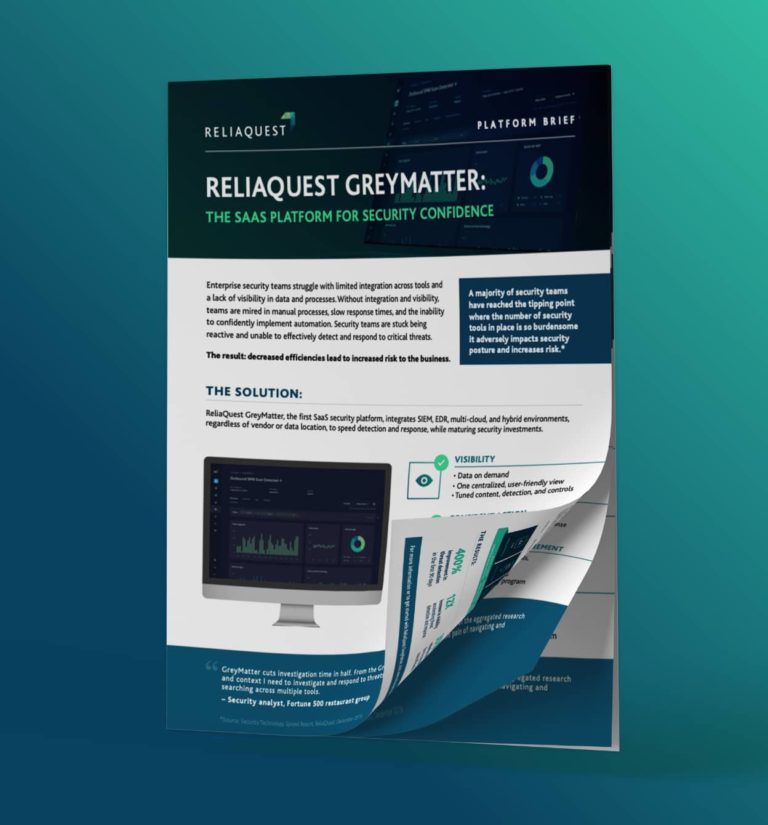 ReliaQuest GreyMatter Platform Brief
