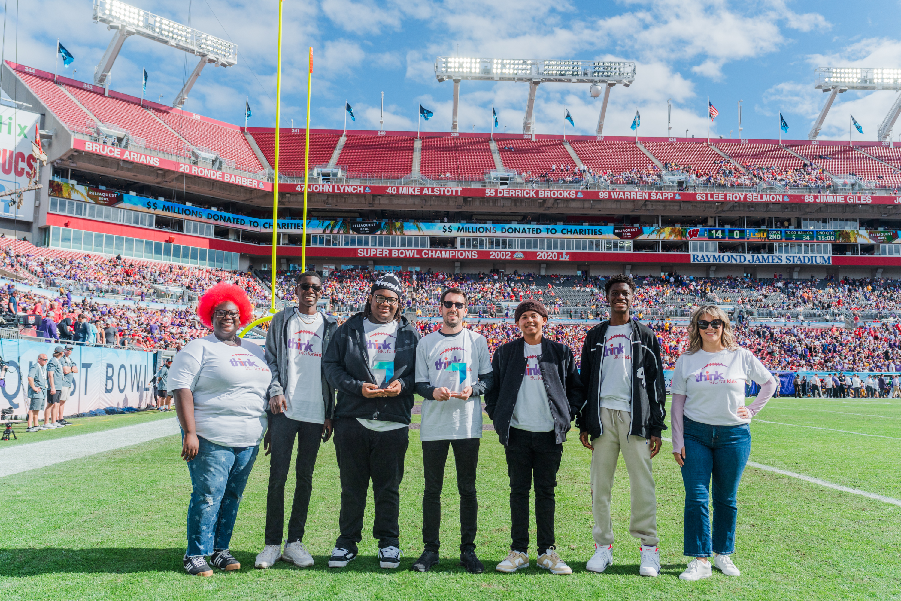 Community volunteers honored at the 2024 ReliaQuest Bowl