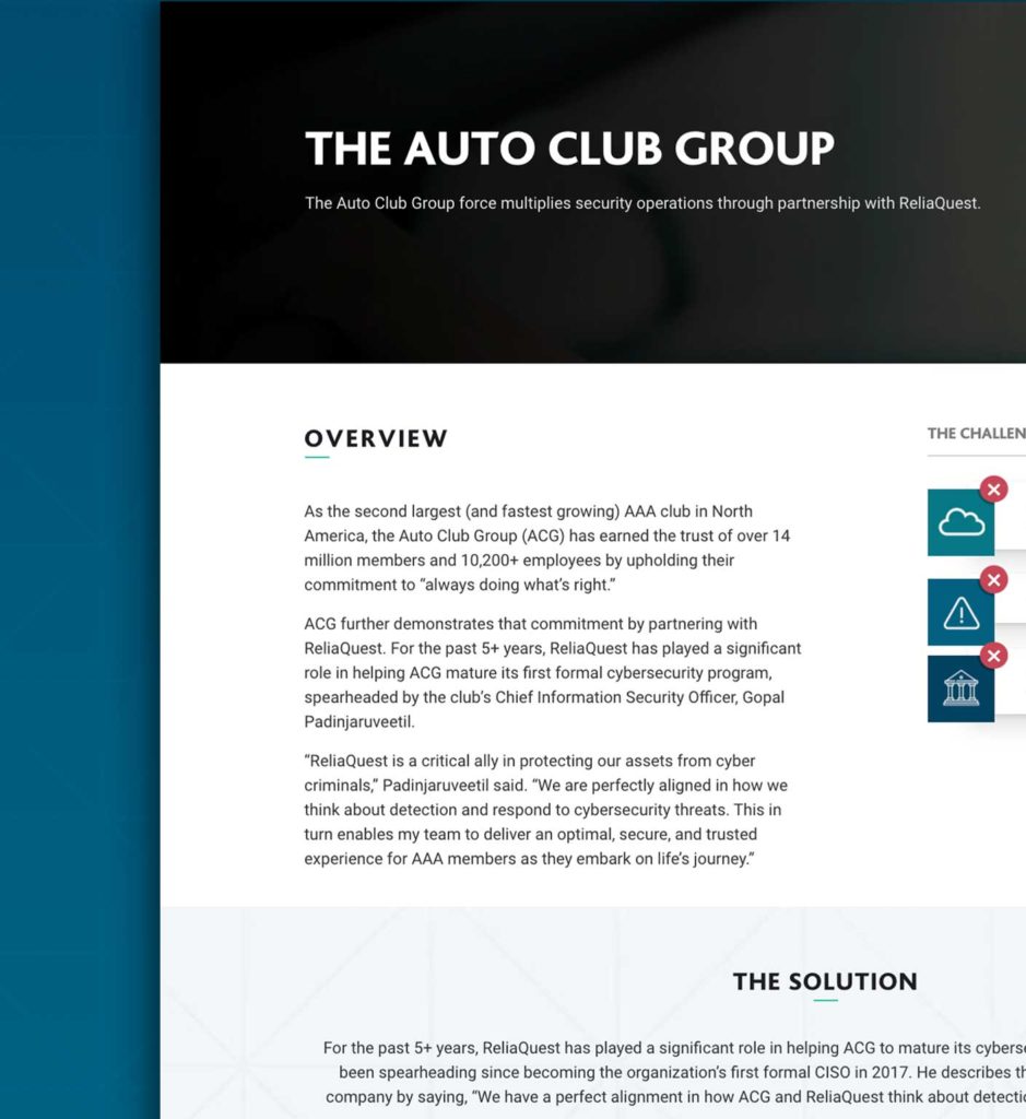 How Auto Club Group Force Multiplies Security Operations with ReliaQuest